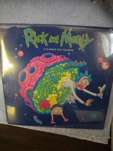 Rick and Morty Adult Swim 16-Month Calendar 2021 New and Sealed - Picture 1 of 5