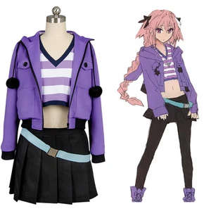 Fate/Grand Order Apocrypha FA Rider Astolfo Cosplay Costume Dress Suit Uniform - Picture 1 of 12