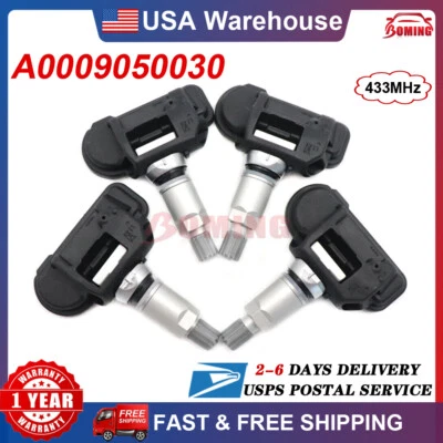 4 датчика давления в шинах 0009050030 для Mercedes-Benz E300 CLK550 GL350 SLK55 - Изображение 1 из 4