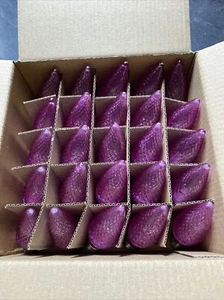 C9 Purple Led Light Bulb E17 Base NEW - Picture 1 of 2