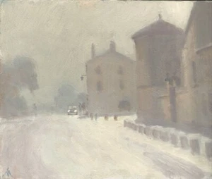 ORIGINAL MICHAEL RICHARDSON "Sea Mist, St Martin de Re"   Brittany  OIL PAINTING - Picture 1 of 1