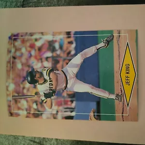 1990 Homers Cookies Pittsburgh Pirates - Jeff King #7 - Bild 1 von 2