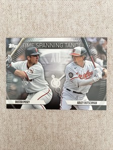 2023 ADLEY RUTSCHMAN/POSEY TOPPS UPDATE TIME SPANNING TANDEMS INSERT #TS-15 NEW