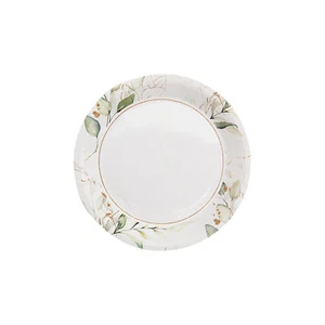 Fun Express Eucalyptus Paper Dessert Plates - 8 Ct - Picture 1 of 1