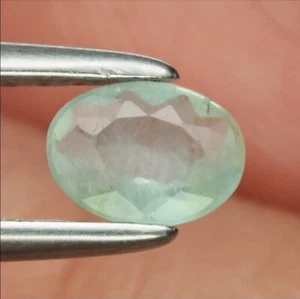 Rare! GRANDIDIERITE 0.23 ct Light Bluish Green Oval 5.0x3.6mm Natural Madagascar - Picture 1 of 24