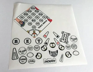 Calcomanías insertables de Williams Jokerz - HECHAS DE PELÍCULAS DE WILLIAMS - Imagen 1 de 2