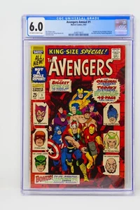 Marvel Comics 1967 Avengers Annual #1 CGC 6.0 Fine			 - Picture 1 of 6