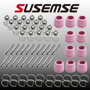 60 pcs WSD-60 Plasma Cutter Consumables Kit Electrode Nozzle Tip Fit CUT-50/60 - Picture 1 of 9