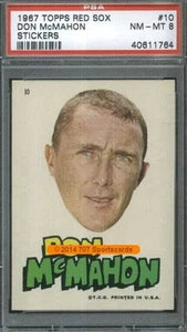 1967 Topps Red Sox 10 Don McMahon PSA 8 (1764) - Picture 1 of 1