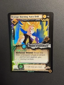 DBZ Dragon Ball Z FOIL Orange Burning Aura Drill 70 CCG Cell Games Saga LP - Picture 1 of 3