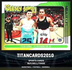 Tyler Herro/P.J. Washington Jr. 2020-21 Panini Hoops JERSEY INTERCAMBIO Miami Heat #1 - Imagen 1 de 2