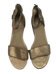 Sandalia de escape metálica de verano Eileen Fisher para mujer talla 9 punta abierta - Imagen 1 de 10