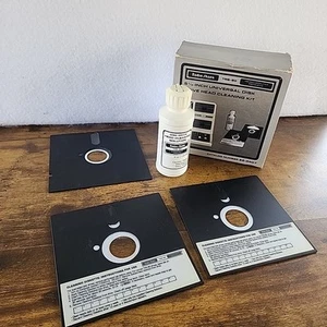 Radio Shack TRS-80 5 1/4" Floppy Disk Drive Head Cleaner Disk 26-0407 AS IS - Picture 1 of 5