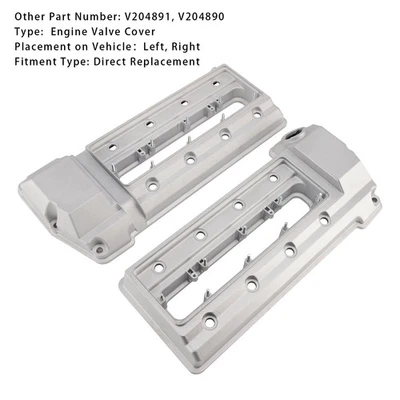 🚗Left+Right Engine Valve Cover For BMW 540i E39 740i 740iL1998-2001 E38 X5 Z8 Foto 1 de 4
