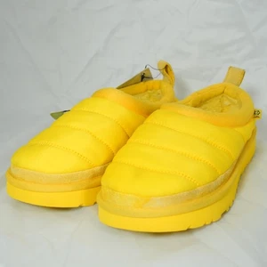 UGG Tasman LTA Puffer Sheepskin Slippers Womens Size 6 Thinsulate 1142050 Canary - Picture 1 of 9