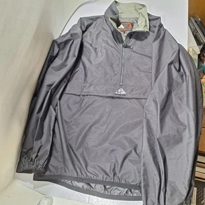 Vtg Mens Nike ACG All Condition Gear Nylon 1/2 Zip Black Pullover Jacket Size L - Picture 1 of 12