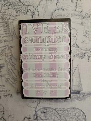 Britney Spears Aaron Carter Jive 2K Sampler 1999 Cassette Single Promo VG+/VG - Image 1 of 4