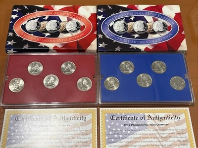 CSN 2003-D 2004-P State Quarter Sets - Image 1 of 3