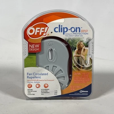 OFF! Clip On Mosquito Repellent Fan Starter Kits with 1 Refill Each - Image 1 of 3