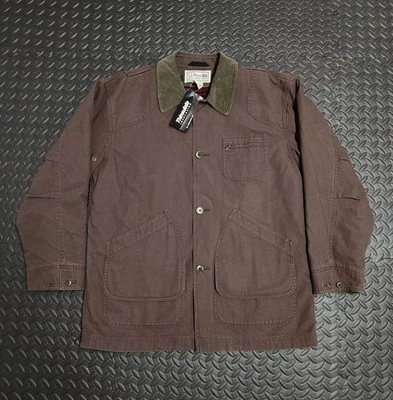 NWT LL Bean Original Field Coat Men's Large Wool/Nylon Lined Jacket Canvas  - Image 1 of 4