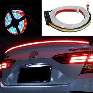 47'' Car Truck RGB LED Strip Tail Light Rear Brake Turn Signal Flow lights Lamp - Picture 1 of 12