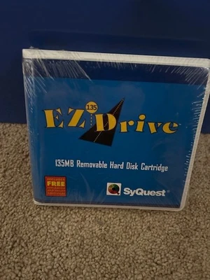 EZ Drive 135MB  Removable Hard Disk Cartridge SyQuest NEW in package - Image 1 of 2