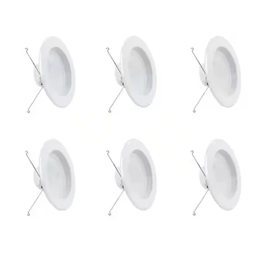 Feit LEDR56/927/MP/6 6" LED Downlight 75W Eq Soft White 90 CRI Trim 6-Pack - Image 1 of 4