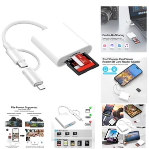 SD Kartenleser USB C Kompakt Plug&Play für iPhone iPad MicroSD - Bild 1 von 10
