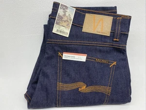Nudie Jeans co. Lean Dean Dry 16 Dips W34 L32 New Slim Tapered Denim Trousers - Picture 1 of 2
