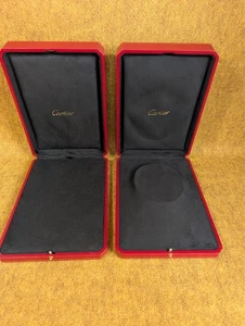 LOTTO CARTIER collana custodia vuota gioielli GRANDE cofanetto RERA 200130725 YZ - Foto 1 di 17