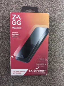 ZAGG InvisibleShield Glass Elite Tempered Glass Screen Protector for iPhone 15 - Picture 1 of 2