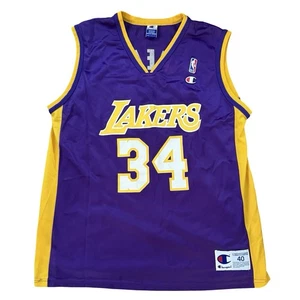 Vintage Champion Shaquille O’Neal Herren Gr. 40 Medium Los Angeles Lakers Trikot - Bild 1 von 7