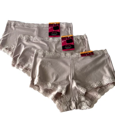 Maidenform 3 Pair One Fab Fit Boyshort,Panties S/5 Mink 40760 NEW - Image 1 of 3