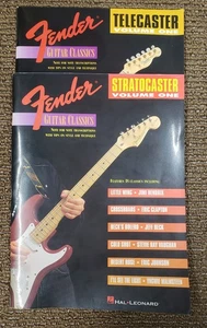 TWO Fender Guitar Classics Tablature Books Vol 1 STRAT and TELE Various Artists - Picture 1 of 7