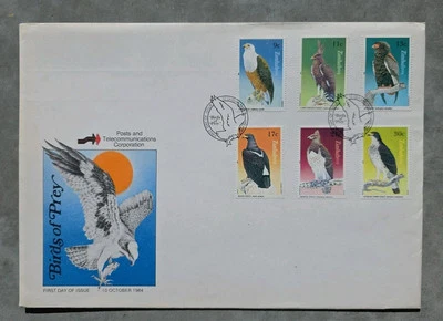 Zimbabwe First Day Cover FDC Birds of Prey 1984 - Image 1 of 2
