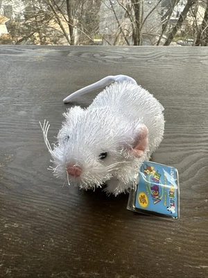 Ratón Webkinz Lil' Blanco Nuevo con Etiquetas Foto 1 de 4