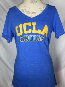 UCLA Bruins Damen T-Shirt blau 84 V-Ausschnitt Logo John Wooden Pyramid of Success - Bild 1 von 9