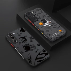 Funda híbrida a prueba de golpes Astronaut para Samsung S25 S24 FE S23 Ultra S22 A16 cubierta - Imagen 1 de 21