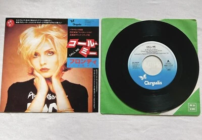 Blondie - Call Me Vinyl Record "7 JAPAN 1980 - Image 1 of 3