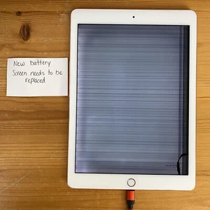 Apple iPad Pro 1st Gen 9.7 in A1673 screen broken cracked - Picture 1 of 11