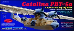 Kit de avión modelo de madera Guillow's Consolidated PBY Catalina Balsa Segunda Guerra Mundial GUI-2004 - Imagen 1 de 8