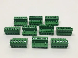 Phinext Connector Phoenix Contact Plug 6 Pin 5.08mm PCB Terminal Block Set of 10 - Picture 1 of 4