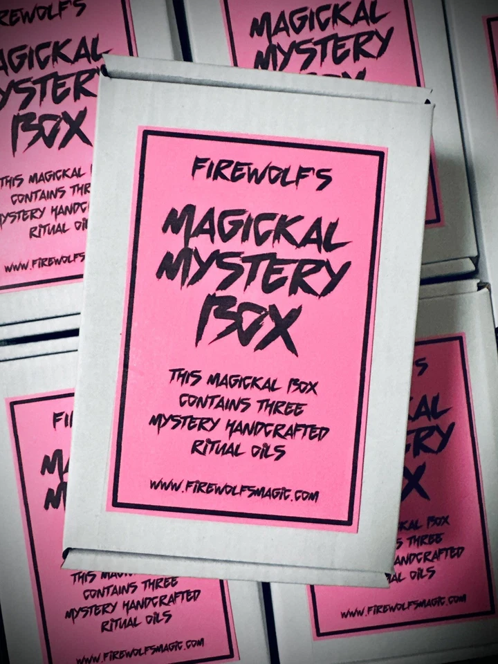 Mystery Box (3 Ritual Oils) Handmade, Organic, Witchcraft, Wicca, Hoodoo - Изображение 1 из 1