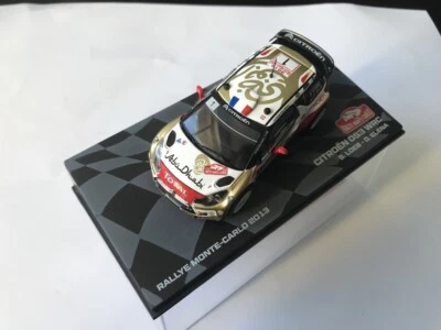 Citroen DS3 WRC Rally Monte Carlo 2013 S.Loeb-D.Elena 1:43 Altaya Cristinomodel - Image 1 of 4