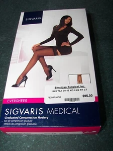 Sigvaris Mujer 30-40 mmHg "Estilo" Eversheer 783NMLW36 Tan Muslo Alto 07560 - Imagen 1 de 4