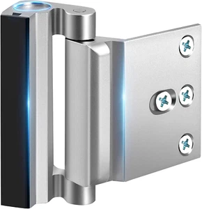 Home Security Door Reinforcement Lock - Safety Child Proof Door Locks with 8 Scr - Picture 1 of 12