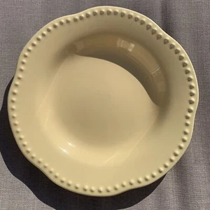 Pottery Barn Emma Yellow 8 7/8" Scalloped Hobnail Salad Plate Bowl ~DISCONTINUED - Picture 1 of 12