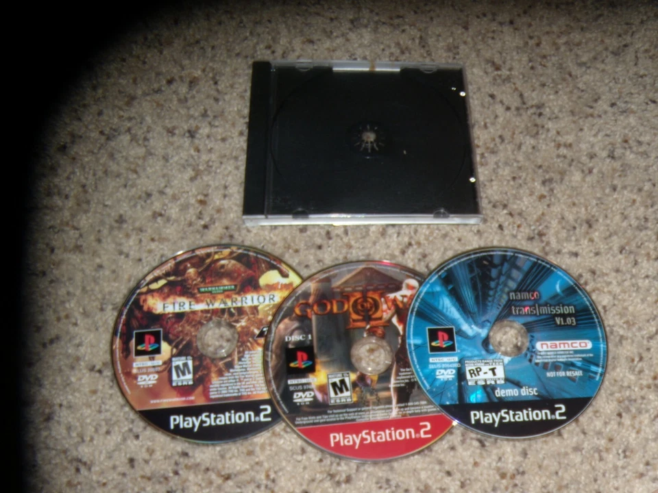 Fire Warrior & God of War for Playstation 2 PS2 Games - Image 1 of 1