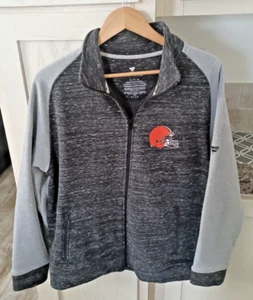 Giacca ventilatore Cleveland Browns NFL adulto unisex full zip riscaldamento taglia XL poliestere - Foto 1 di 8