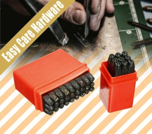 LETTER & NUMBER PUNCH STAMP SET 3mm 4mm 5mm 6mm 8mm 10mm Hardened steel - Picture 1 of 8